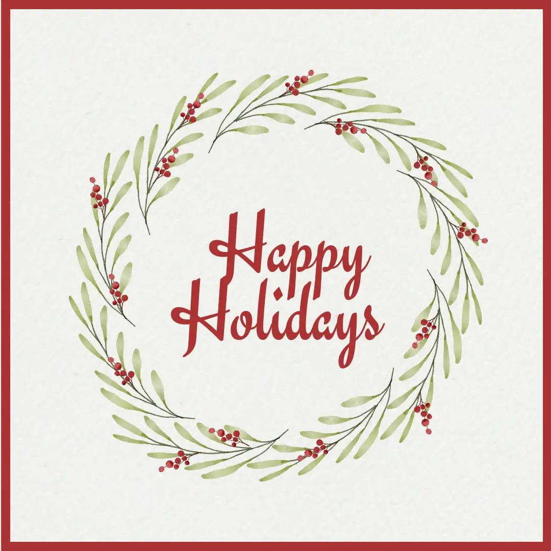 Happy holidays