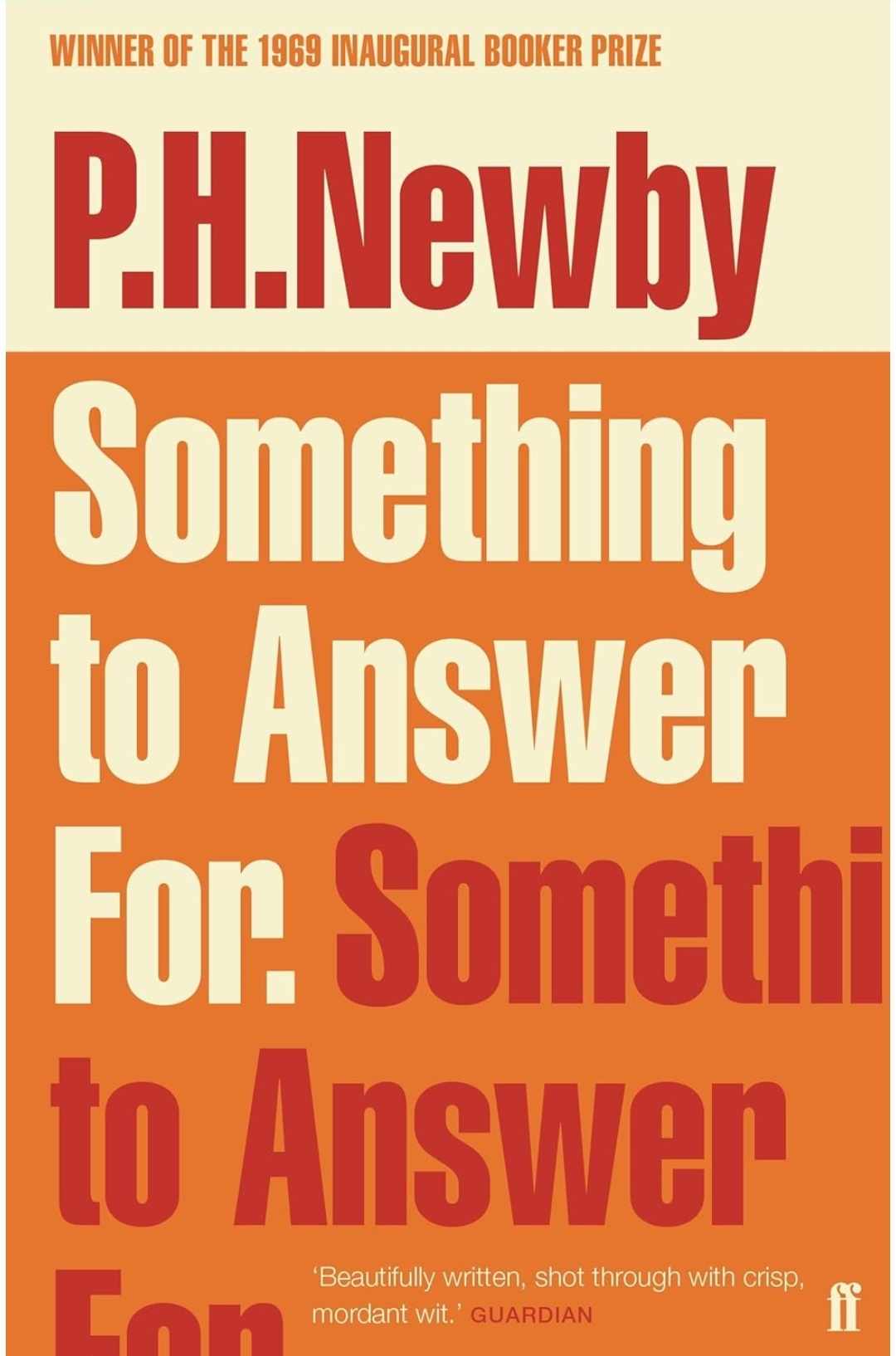 Something to Answer For by P.H. Newby