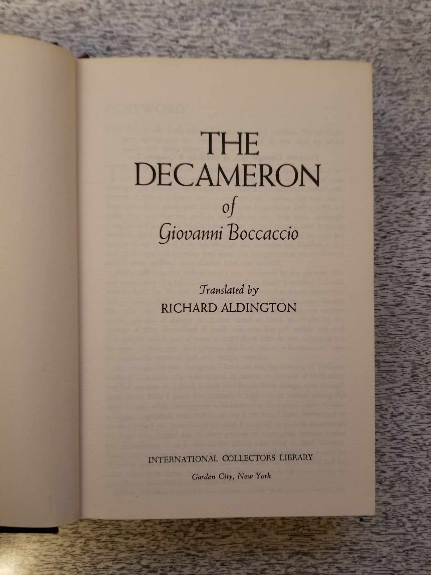 The Decameron